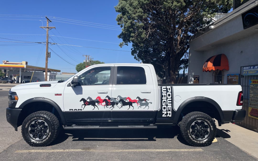 Running Horse Graphic decals